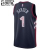 Maillot Basket Enfant Philadelphia 76ers James Harden 2023-24 Nike City Edition Navy Swingman